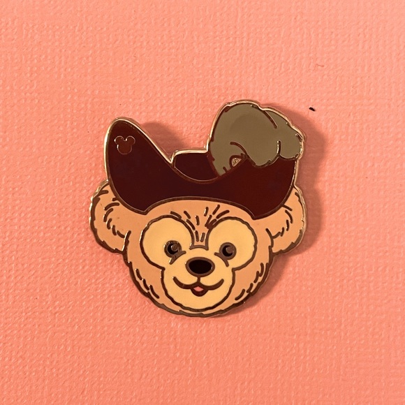 Duffy Bear With Captain Hook Hat Disney 